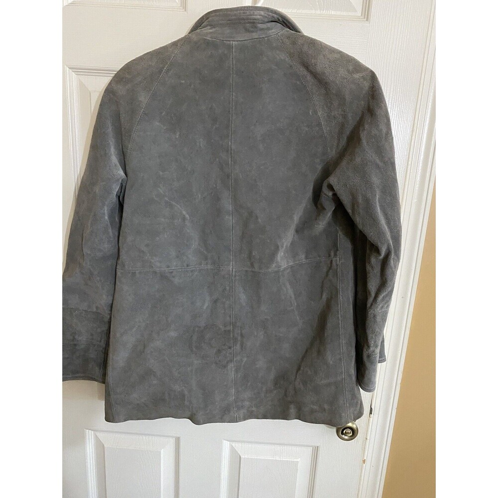 Vintage Jordache 100% Suede Cowhide Leather With Pockets Men’s Jacket Size Large - Picture 14 of 16